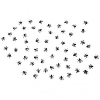 Pack de 60 Moscas de 1,5x1,5 cm