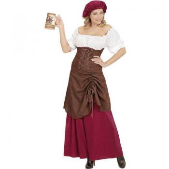 Widmann Disfraz de Tabernera Medieval Alegre para mujer