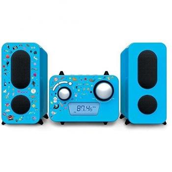 BigBen Spain TW10 - Microcadena, 120 W, Bluetooth, color azul