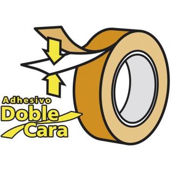 Cinta Adhesiva Doble Cara Fixo Duo 10 Metros x 15 mm Transparente
