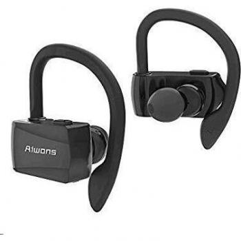 Auriculares Bluetooth 5.0, TWS Auriculares Inalambricos Bluetooth Impermeables IPX7 HiFi Cascos Deportivos In-Ear Estéreo Inalámbricos con Mic para iPhone y Android