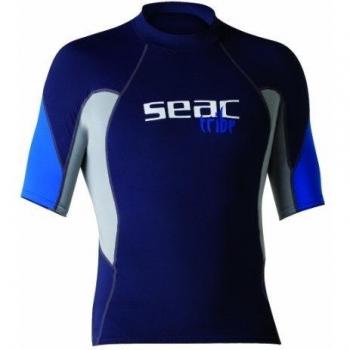 Seac RAA LONG EVO - Neopreno de snorkel y buceo, color azul y blanco, tamaño L