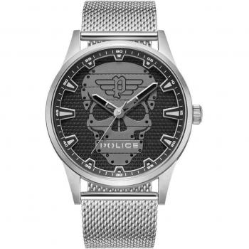 Police Rissington PEWJG2227902 Reloj para Hombre de Acero con Correa Plateada