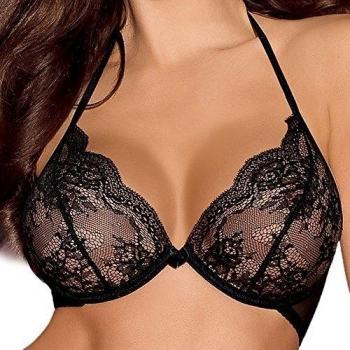 Axami V-5811 Stella Polare Sujetador Sin Relleno,90B,Negro