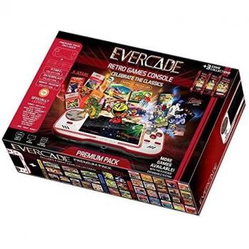 Evercade Premium Pack - Consola portátil con cartuchos retro multijuego