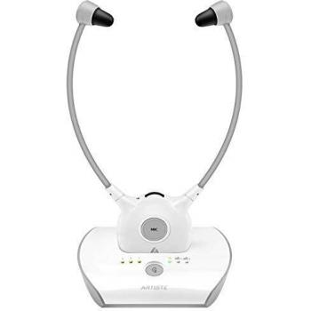 ARTISTE APH100 Auriculares Inalámbricos de TV, Auriculares Inalámbricos para Ver TV Digitales de 2,4GHz con Transmisor