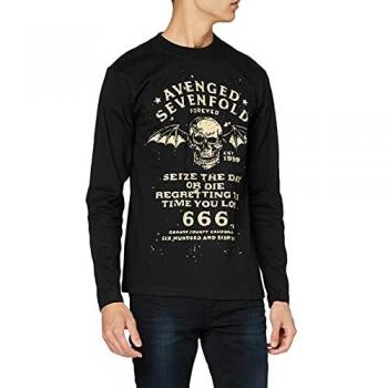 Avenged Sevenfold Seize The Day Long Sleeve T-Shirt, Black, XL
