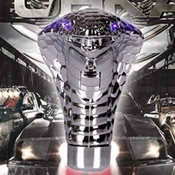 Universal Cobra palillo de engranaje perilla del cambio Car Styling 3-Mode LED para LightEyes Manual transmisión automática Coches