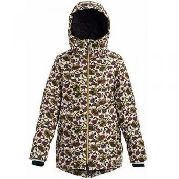 Burton W LOYLE JK - Chaqueta de esquí y Snowboard para Mujer, Mujer, Color Whit Floral, tamaño Large