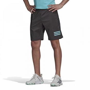Adidas Club 3 Stripes Shorts para Hombre en color gris oscuro, modelo Hb9071