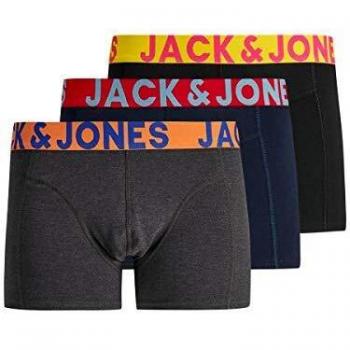 Jack & Jones Men's Crazy X3 Multicolour Boxer Shorts
