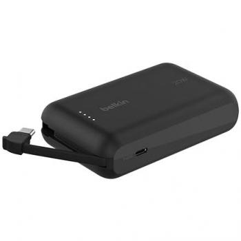 Powerbank Belkin BOOST Charge 10.000mAh con Cable Integrado USB-C 20W Negro