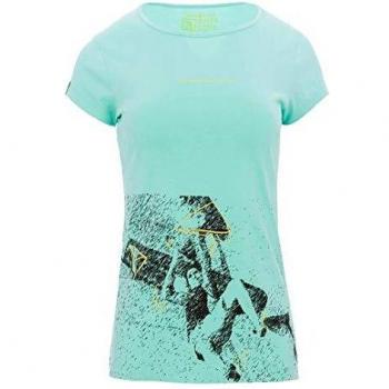 Trangoworld Stasa Camiseta, Mujer, Verde Turquesa, L