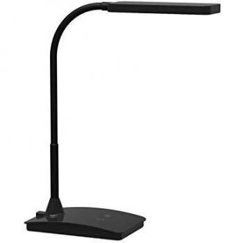 Lámpara de Escritorio LED MAUL Pearly, Dimable, Color Vario, Negro