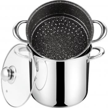 3 Piéces couscoussiers acero inoxidable revétement piedra hm-0840 