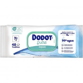 Dodot Aqua Toallitas 0% Plástico 48 uds