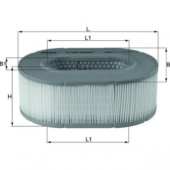 Filtro de Aire Mahle Original LX 2535 - Alta Eficiencia y Fabricado en Indonesia