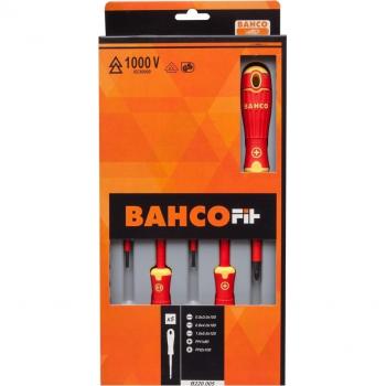 Bahco B220.005 - Juego de 5 destornilladores Bahcofit Aislo Pl/Ph