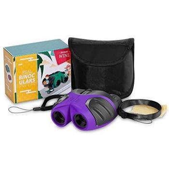 Regalo para Niña De 3-8 Años, JRD&BS WINL Binoculares Infantiles Compactos, ObservaciÓN De Aves Regalo para Niña De 4-10 Años, Juguete De Regalo De Viaje para Niño De 10 Años