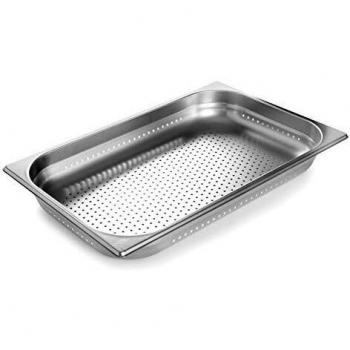 Lacor - 66017 - Cubeta Perforada2/1 150 Alta Sin Asa Inox18/10