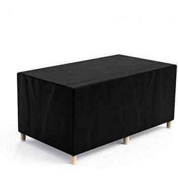 Govvay Cubierta de Muebles de Jardín Funda Protectora para Muebles Impermeable Anti-UV 420D Oxford Protección Exterior Muebles de Jardín Sofá,Mesa,Silla Negro