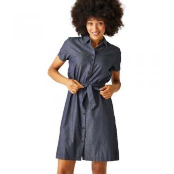 Regatta Women's Chambray Cotton Shirt Dress - Breathable, Size: XS to 10