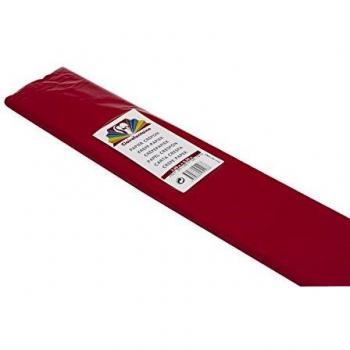 Papel Crepé Superior 75% - Rojo - 2,5 x 0,5 m
