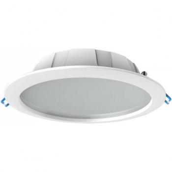 Downlight LED empotrable blanco Fusion 10,8W 4000K 850lm Ø14,6cm IP44