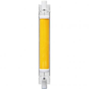Bombilla LED R7s 7,5W 2700K no regulable de vidrio transparente
