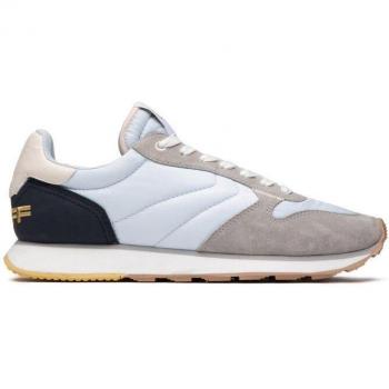 Zapatillas deportivas de hombre en piel combinada - Sestos azul
