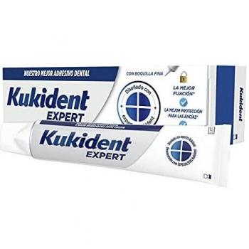 Kukident Expert - Crema Adhesiva para Dentaduras, Tubo de 40g