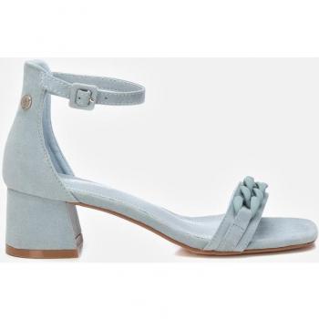 Sandalia de mujer Refresh 171892 azul con tacón de 5cm