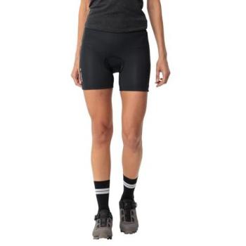 Pantalones Cortos Interior para Ciclismo Vaude TP Mujer Talla 42 - Negro, Material Funcional (86% Poliéster, 14% Elastano)