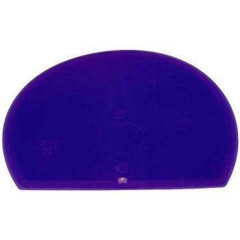 FBK 81916-8 Rasqueta Flexible, para Masa Redonda sin Agujero, 160 x 125 x 1.65mm, Lila