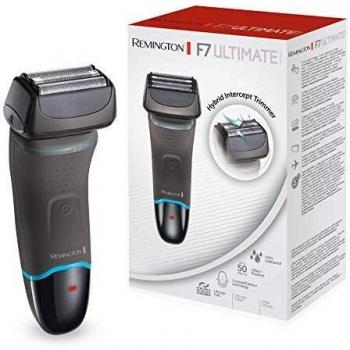 Remington Ultimate Series F7 XF8505 - Afeitadora de Láminas, Cuchillas Flexibles, Recargable, Resistente al Agua, Gris