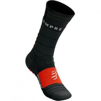 Calcetines Deportivos Compressport Pro Racing Rojo/Negro Unisex