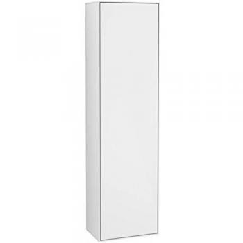 Armario Alto Villeroy & Boch Finion 418x1516x270mm, Lacado Blanco Brillante, Puerta con Scharnier Derecho
