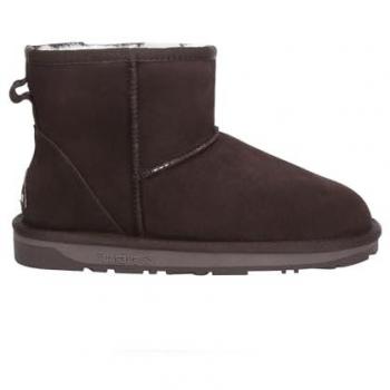 Botas Mini Clásicas de Hombre Falcon de Piel de Oveja Real en Chocolate - Talla EU 41
