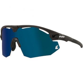 Gafas deportivas unisex Giant EASSUN con montura negra mate y lente azul - Ajustables y con protección UV