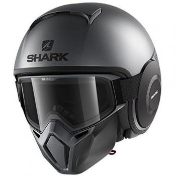 SHARK NC Casco per Moto, Hombre, Anthracite, M