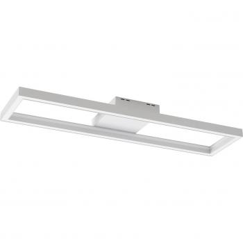Plafón LED inteligente Lucande Tjado, 100 cm, blanco, RGBW, moderno de metal para salón y comedor (1 llama)