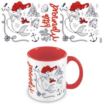 Taza La Sirenita de Melena Roja Disney