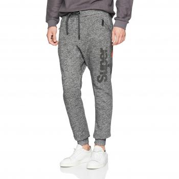 Superdry Time Trial Angled Pkt Jogger, Pantalones de Deporte para Hombre, Negro