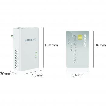 Netgear PL1200-100PES - Kit de adaptadores PowerLine