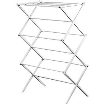 RAC TLV-TPA2 Tendedero Plegable de Acero Inox Extensible Portátil, Blanco