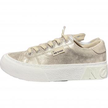 Zapatillas deportivas de mujer No Name Reset plateadas con suela ligera y cordones
