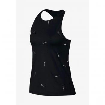 Nike W NP AOP MTLC SWSH Tank, Mujer, Black, M