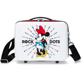 Disney Minnie Magic Nececer Adaptable Blanco 29x21x15 cms ABS