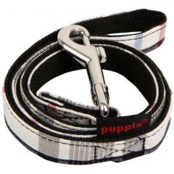 PUPPIA auténtico Junior Lead, tamaño Mediano, Color Negro