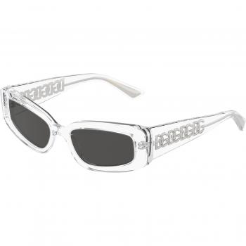 Dolce & Gabbana DG4445 313387 Women's Square Clear Sunglasses Size 54